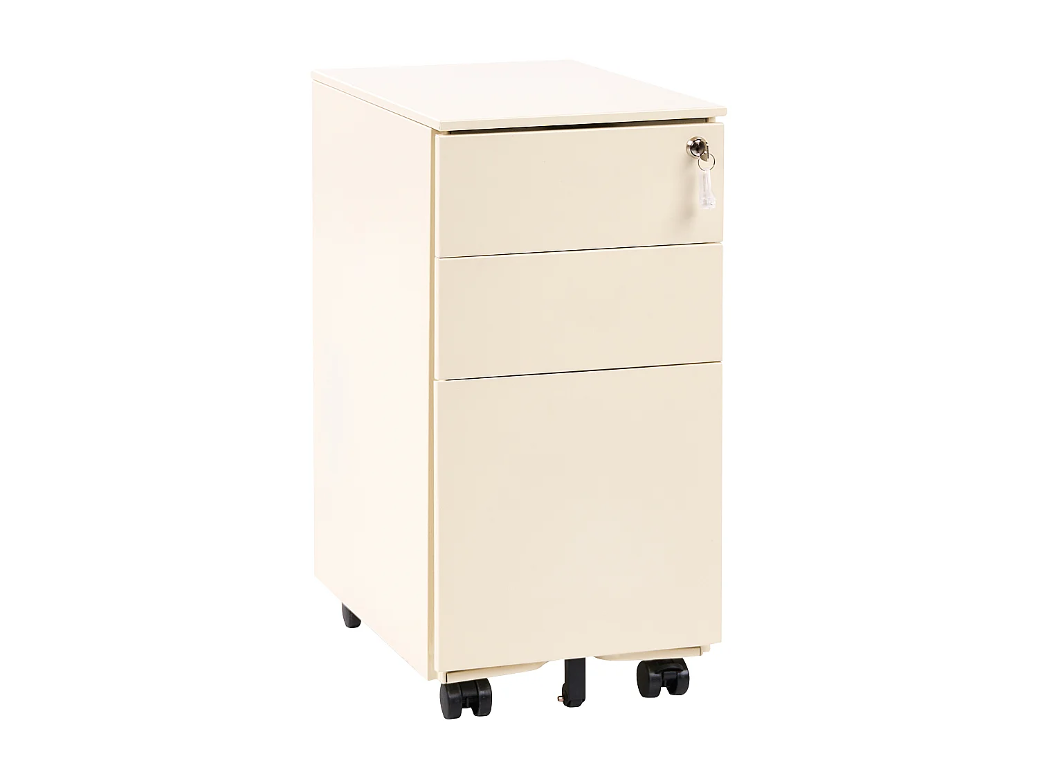 Meuble de rangement BOLSENA Métal Beige clair