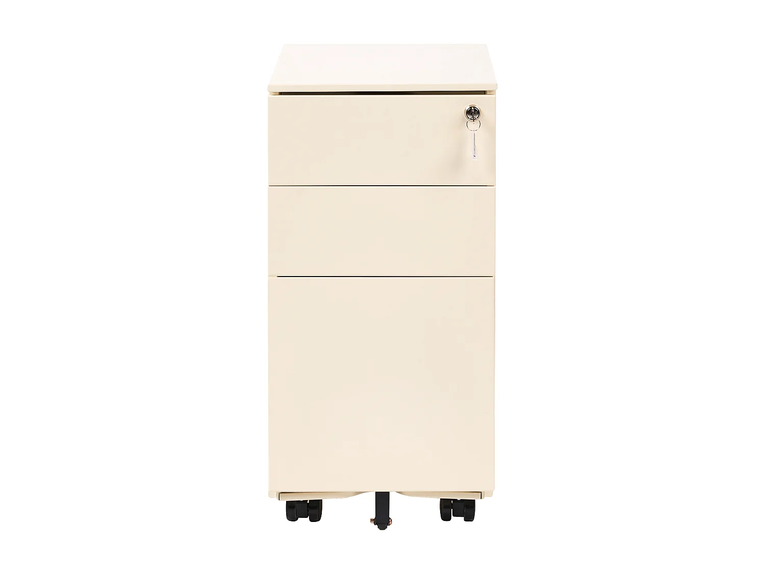 Meuble de rangement BOLSENA Métal Beige clair