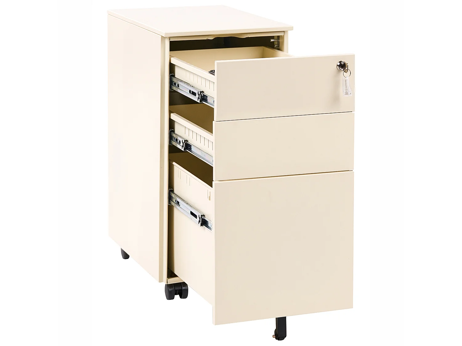Storage Unit BOLSENA Metal Light Beige