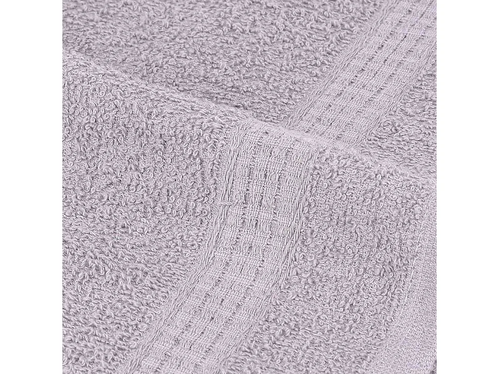 Set de 12 toallas Ariel 360 gramos algodón gris