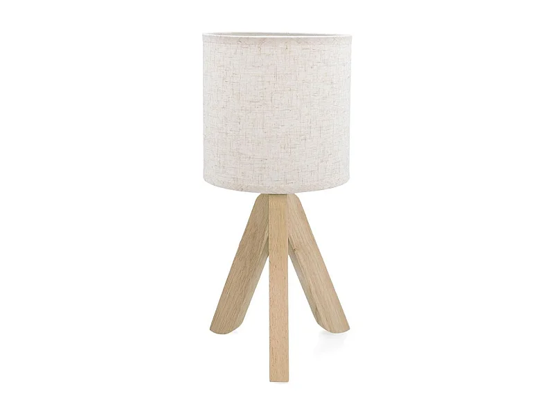 Lámpara de mesa Nora Vinthera natural/blanco 35x16 cm