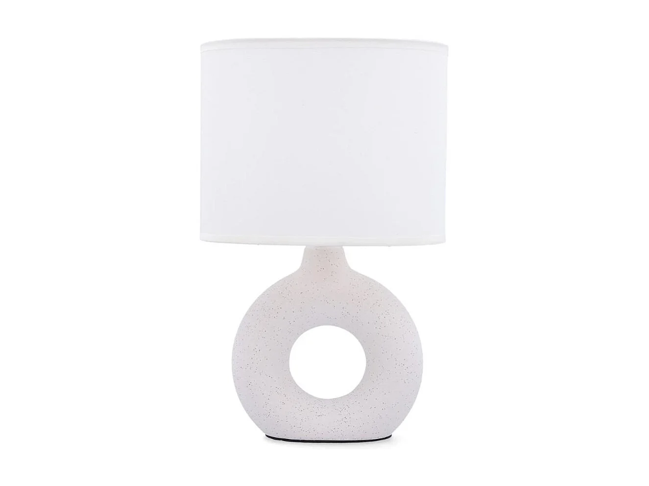 Lámpara de mesa Nora Vinthera blanco/gris 31x18,5 cm