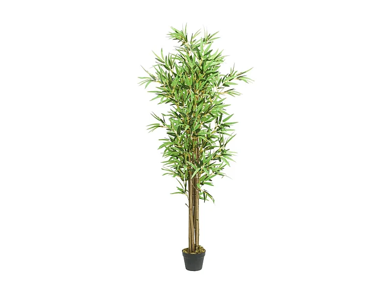 Planta artificial Bambú con macetero verde 180 cm