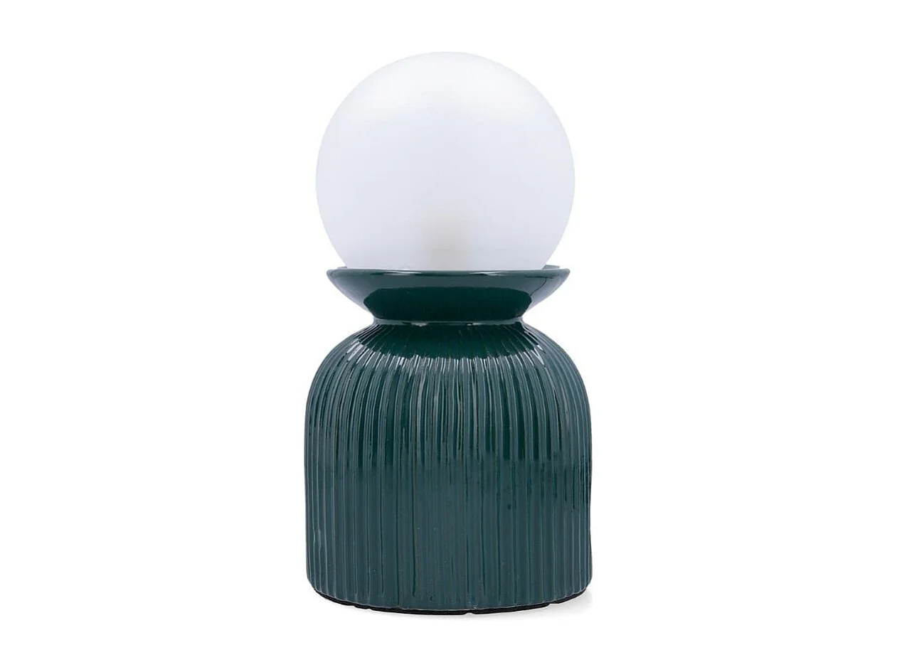 Lámpara de mesa Nora Vinthera verde 21x10,5 cm