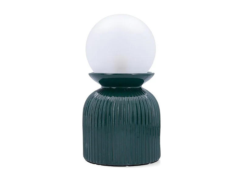 Lámpara de mesa Nora Vinthera verde 21x10,5 cm