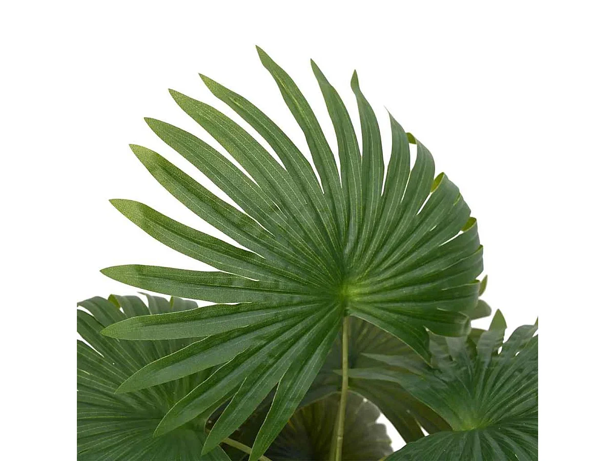 Planta artificial Palma 9 hojas verde 65 cm