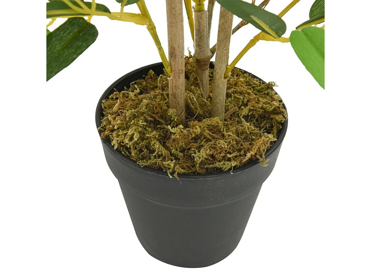 Planta artificial Bambú con macetero verde 80 cm
