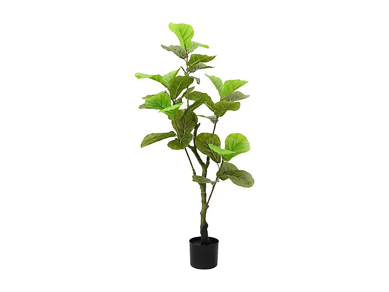 Planta artificial Ficus 30 hojas verde 125 cm