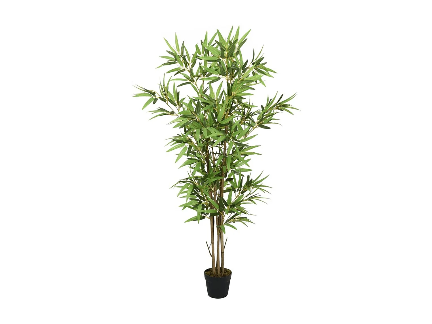Planta artificial Bambú con macetero verde 150 cm