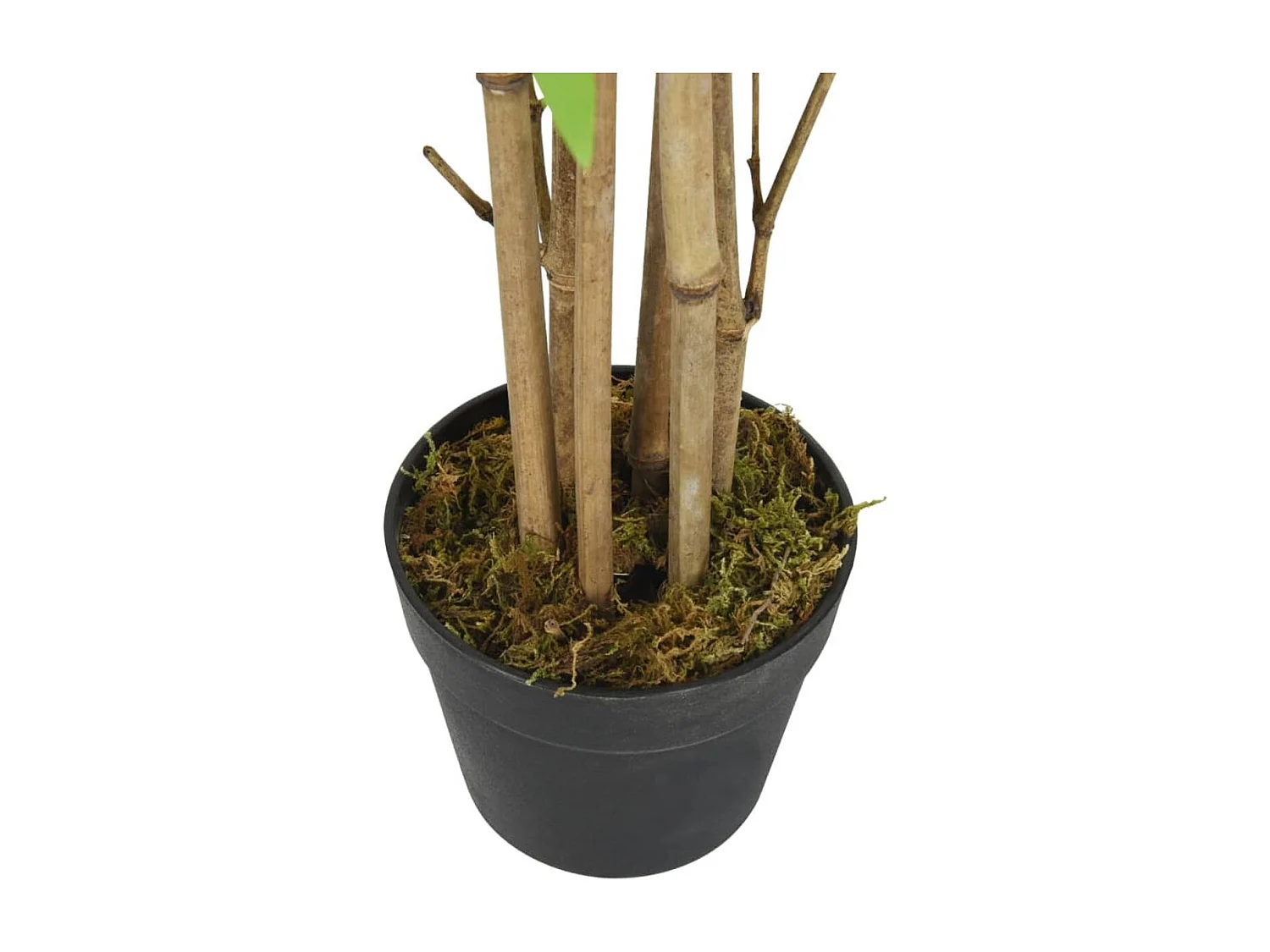 Planta artificial Bambú con macetero verde 150 cm