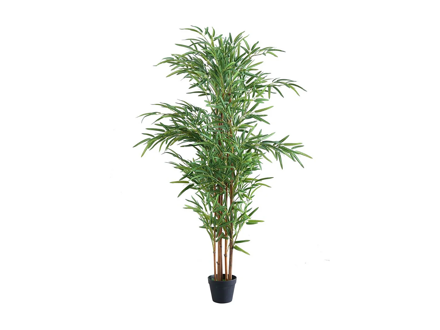 Bambú artificial alto verde/marrón 180 cm Adec