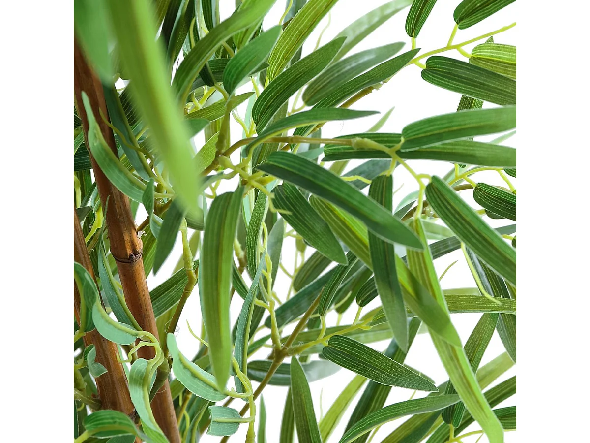 Bambú artificial alto verde/marrón 180 cm Adec