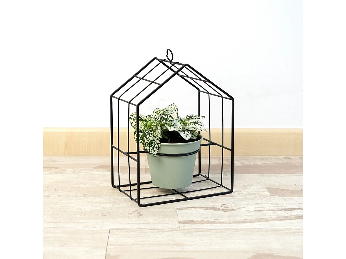 Macetero MOA Vinthera acero verde claro 27x20x13 cm