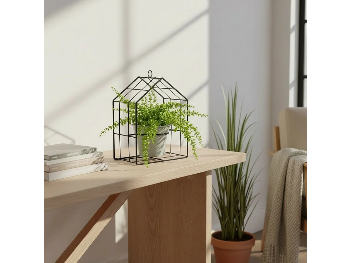 Macetero MOA Vinthera acero verde claro 27x20x13 cm