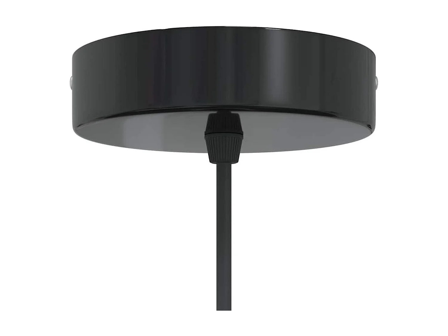 Pack de 2 lámparas de techo Rose altura regulable negro Ø30x120 cm