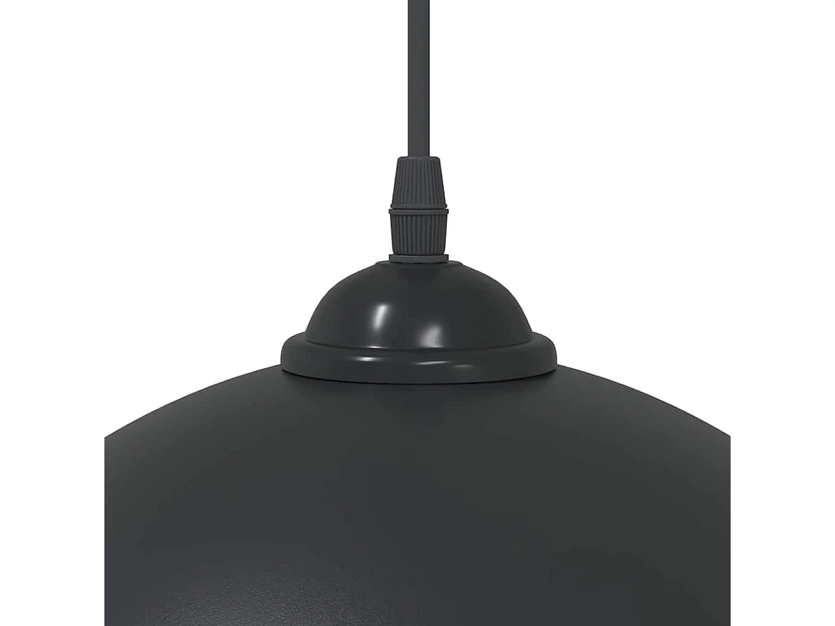 Pack de 2 lámparas de techo Rose altura regulable negro Ø30x120 cm