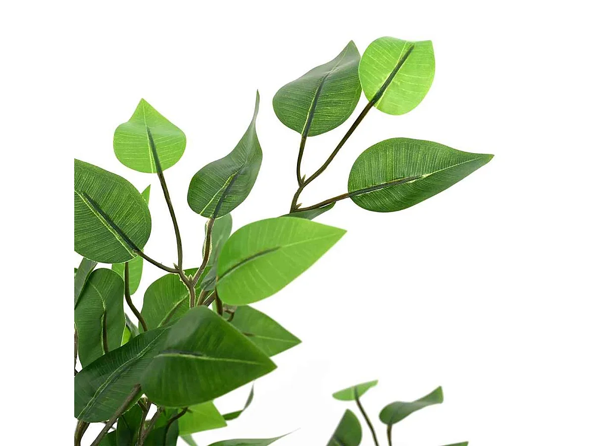Planta artificial Ficus 788 hojas verde 120 cm