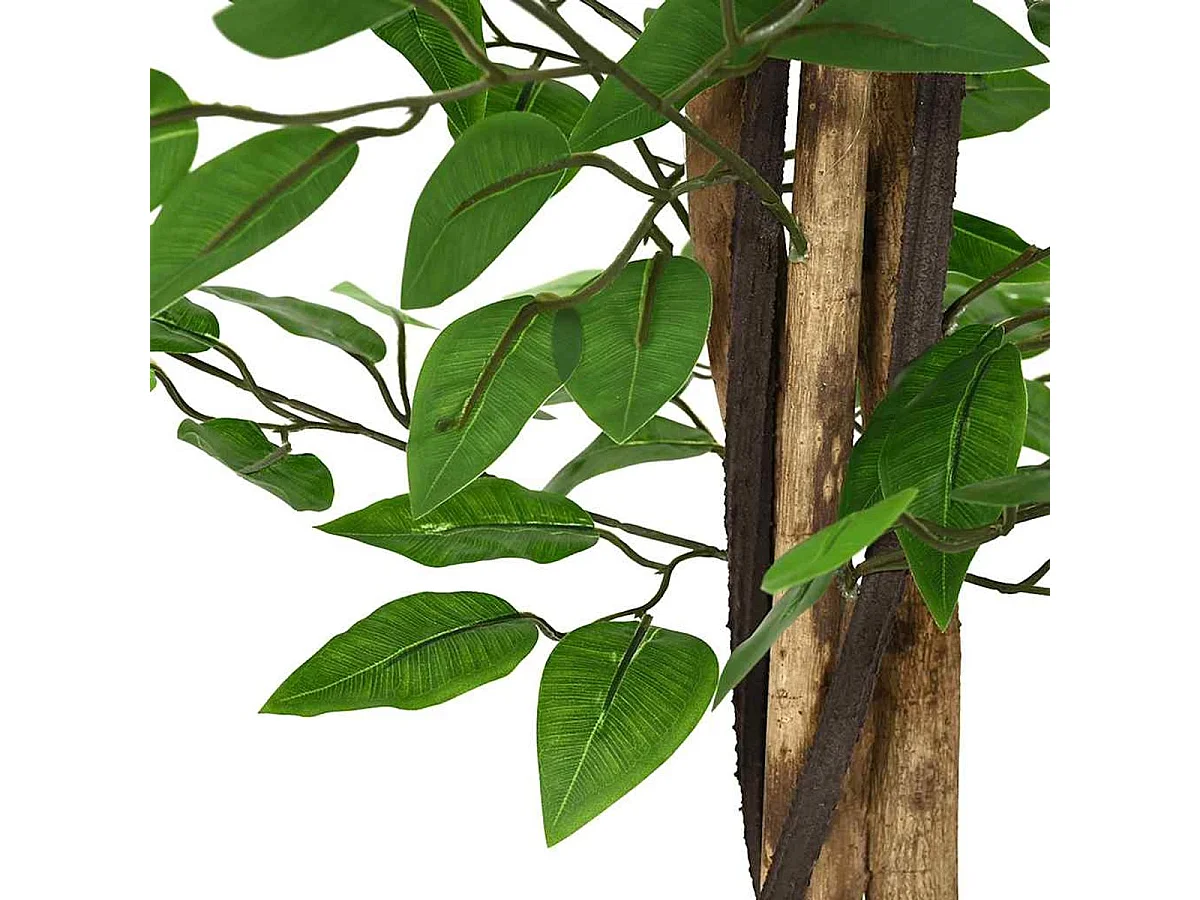 Planta artificial Ficus 788 hojas verde 120 cm