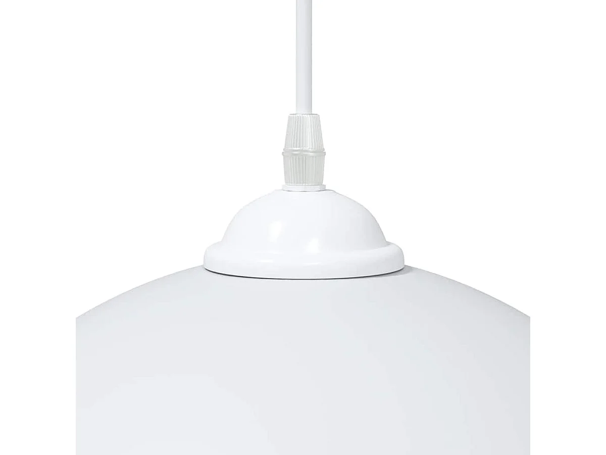 Pack de 2 lámparas de techo Rose altura regulable blanco Ø30x120 cm