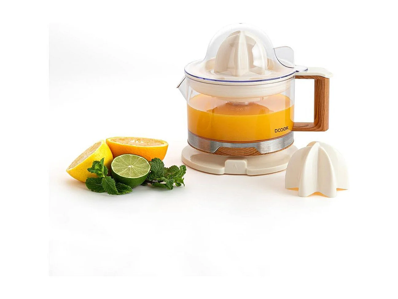 Exprimidor eléctrico Baltic Dcook 40W 5 potencias blanco/natural 0,5L