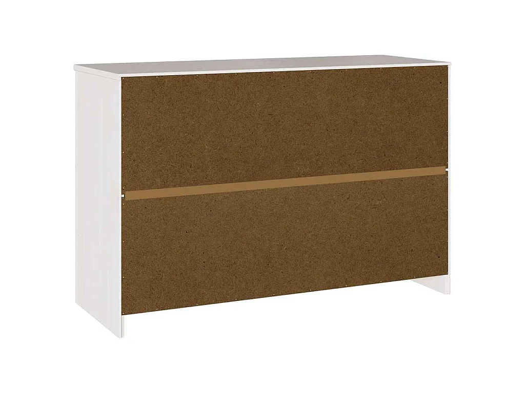 Buffet Drammen Blanc 114 x 43 x 75,5 cm Bois de pin massif