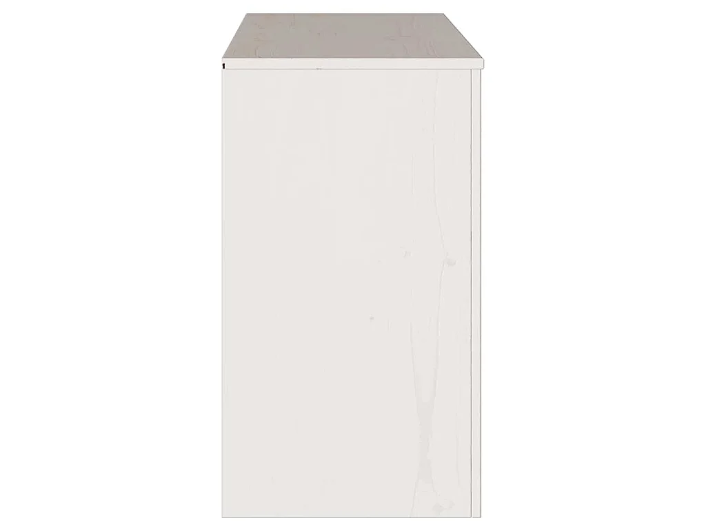 Buffet Drammen Blanc 114 x 43 x 75,5 cm Bois de pin massif