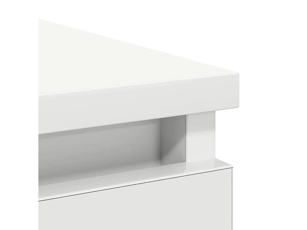 Buffet avec tiroirs blanc 71x35x84 cm bois d'ingénierie