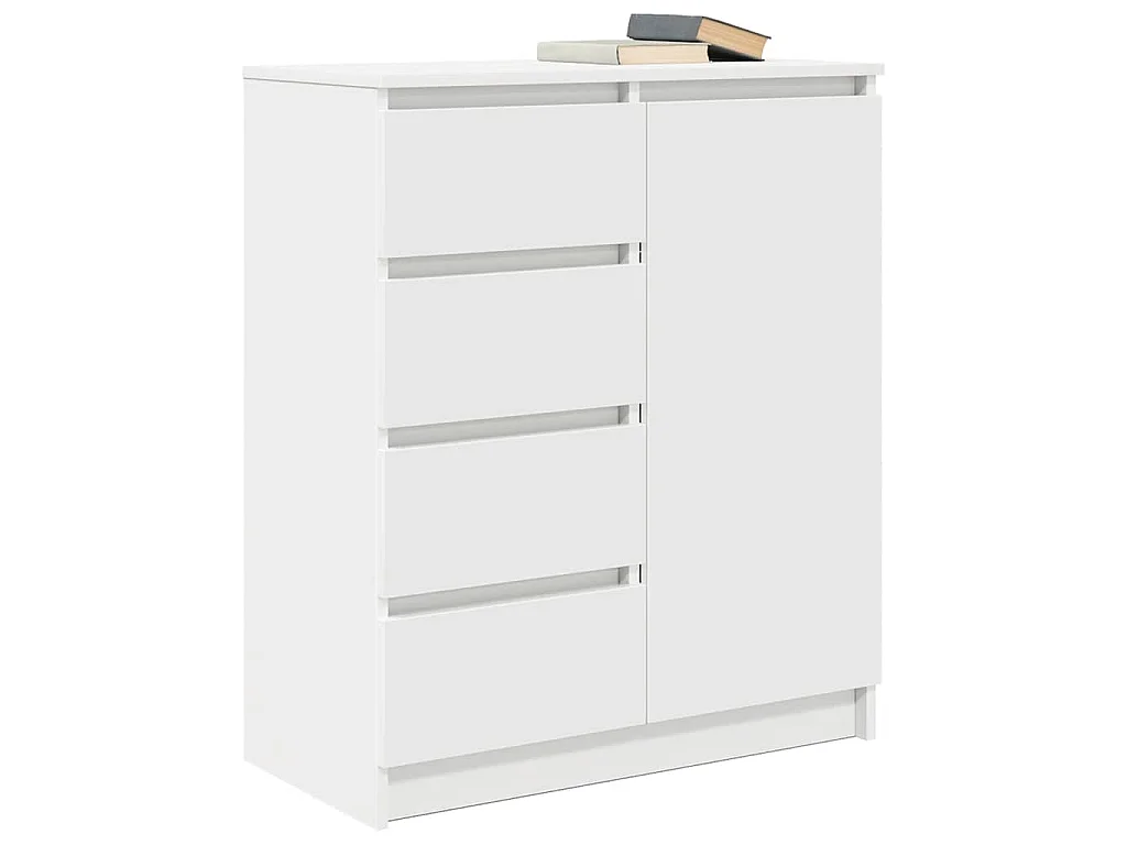 Sideboard mit Schubladen Weiß 71x35x84 cm Holzwerkstoff