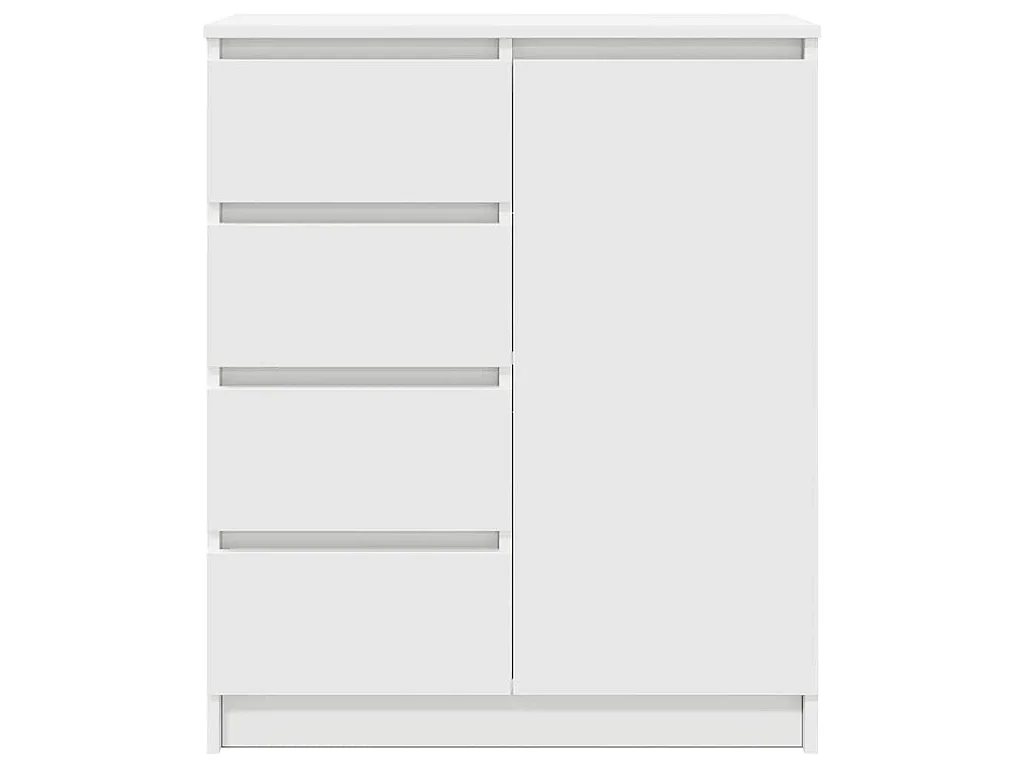 Sideboard mit Schubladen Weiß 71x35x84 cm Holzwerkstoff