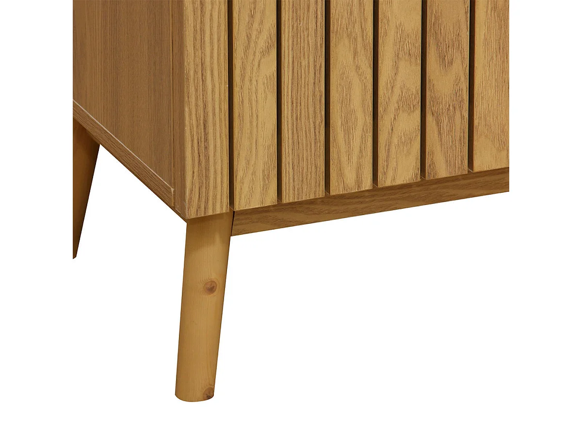 Mueble bajo de TV Trend 2 huecos + 2 cajones madera 50x150x40 cm Adec