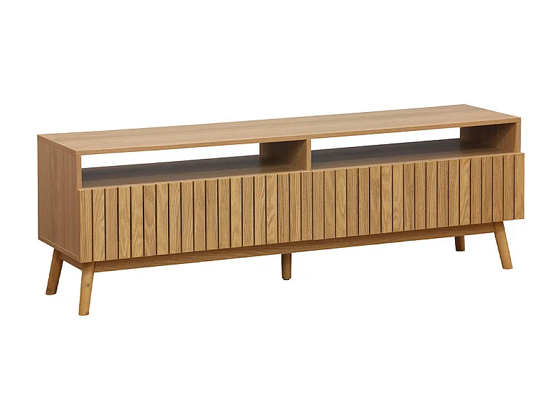 Mueble bajo de TV Trend 2 huecos + 2 cajones madera 50x150x40 cm Adec