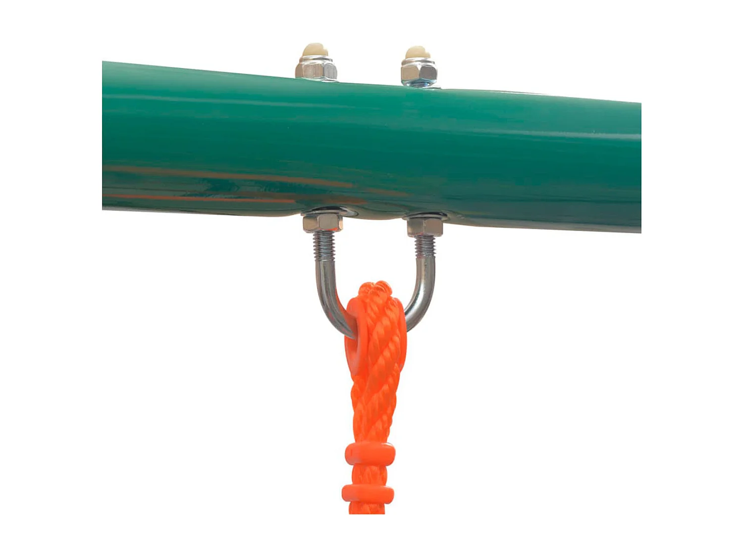 Columpio infantil 3 asientos balancín + tándem + tobogán +3A multicolor 180x297x193 cm