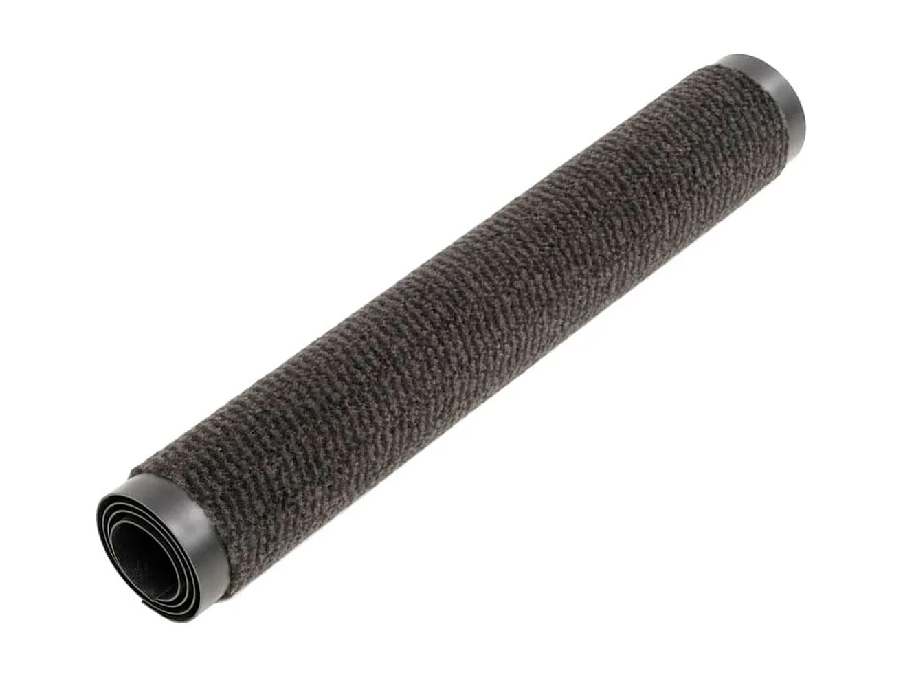 Alfombra rectangular de nudo negro 90x150 cm