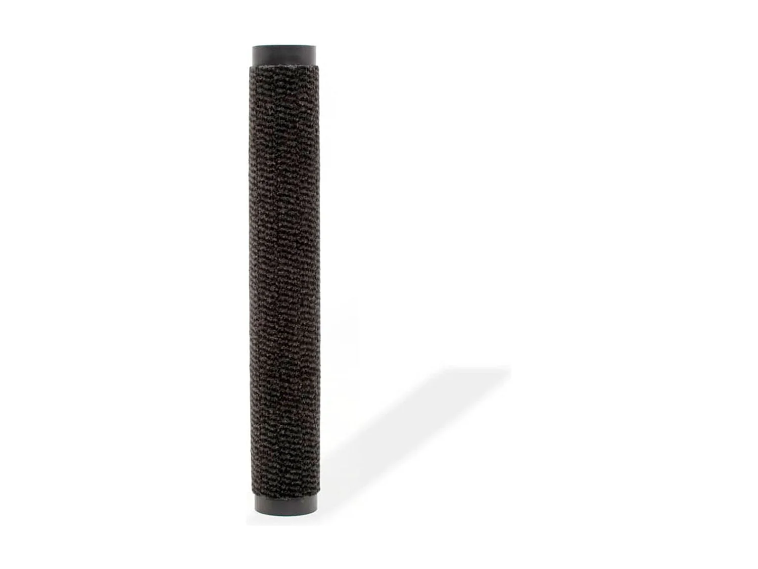 Alfombra rectangular de nudo negro 120x180 cm