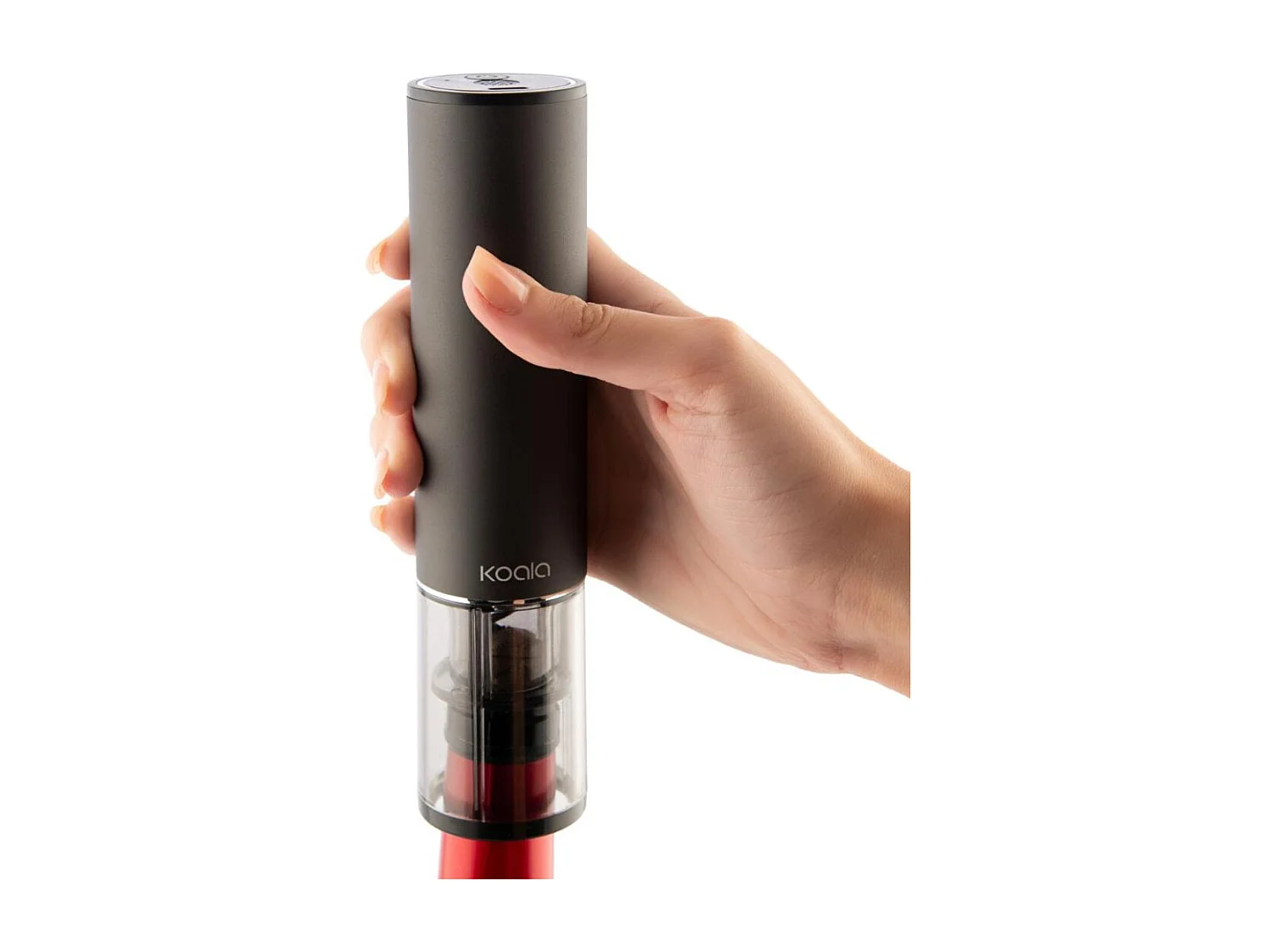 Abridor eléctrico Electric Koala sin pilas negro 22,3x4,5 cm