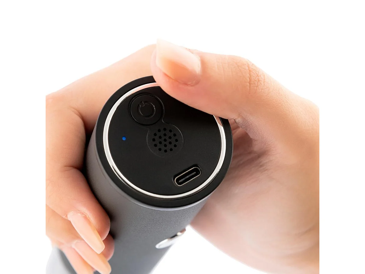 Abridor eléctrico Electric Koala sin pilas negro 22,3x4,5 cm