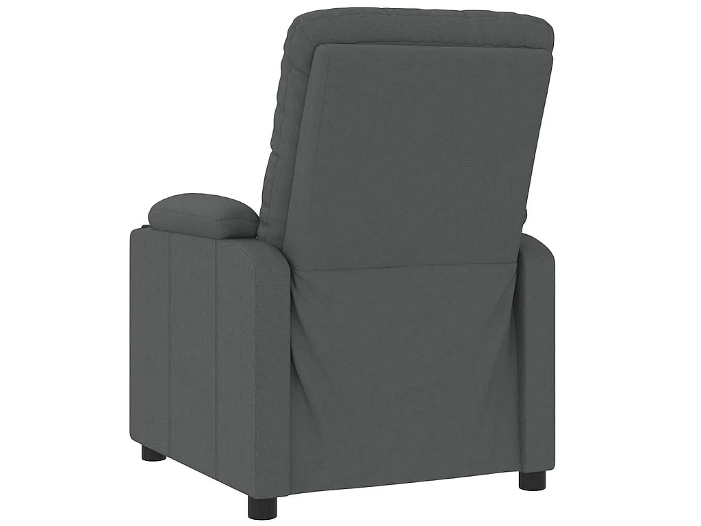 Fauteuil inclinable Gris foncé Tissu