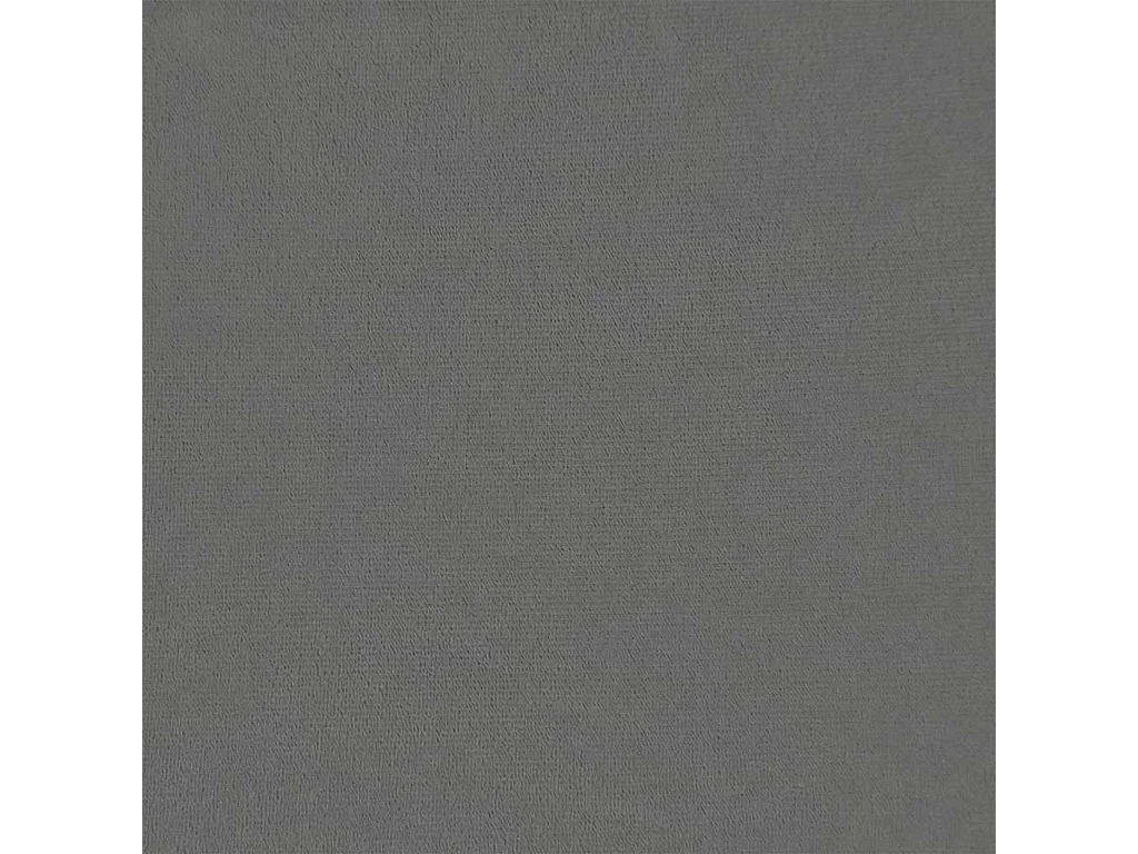 Chaise à bascule avec tabouret en velours gris foncé