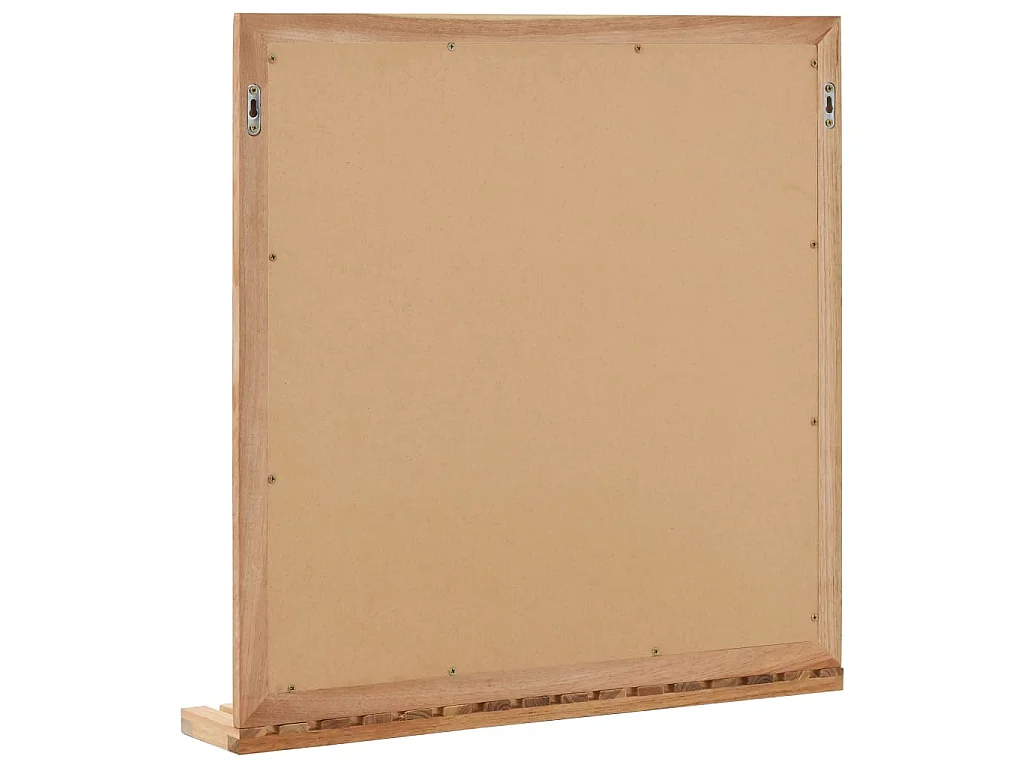 Armoire pour lavabo avec miroir Bois de noyer massif