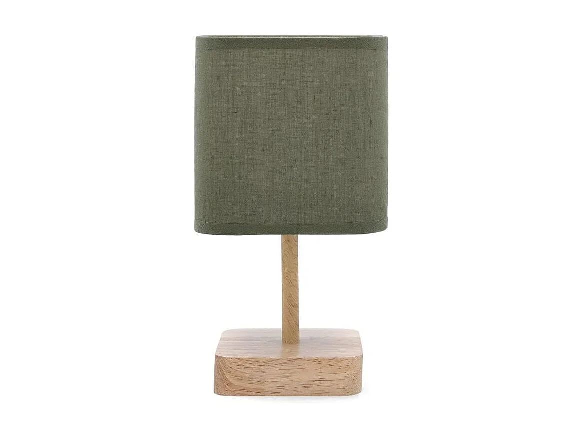 Lámpara de mesa Nora Vinthera natural/verde 23x13 cm