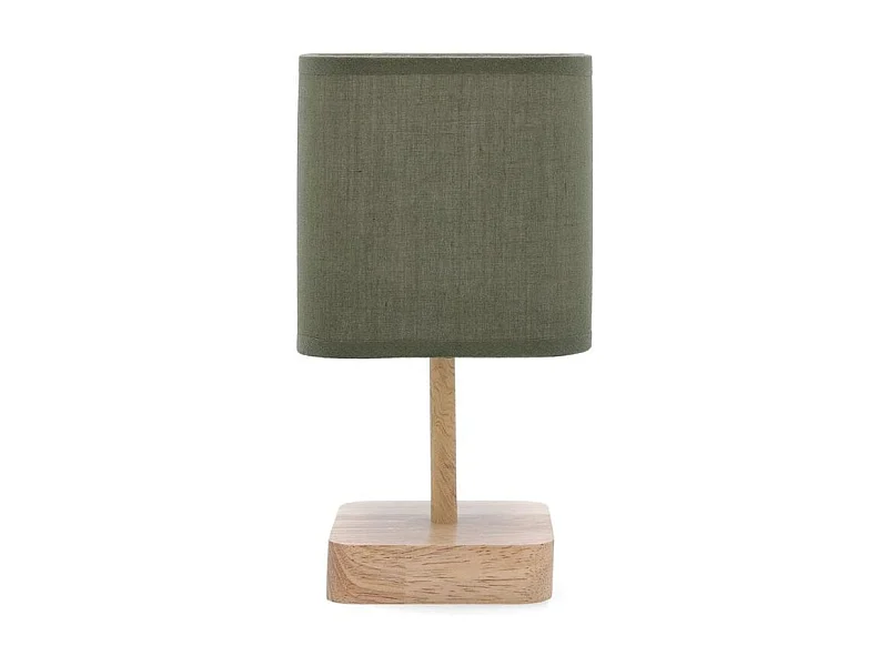 Lámpara de mesa Nora Vinthera natural/verde 23x13 cm