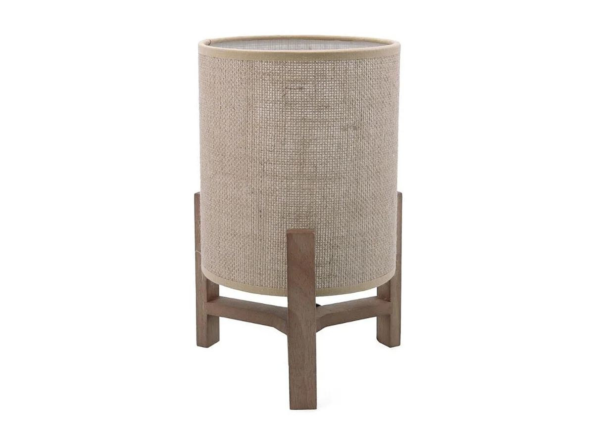 Lámpara de mesa Nora Vinthera marrón/beige 30x19 cm