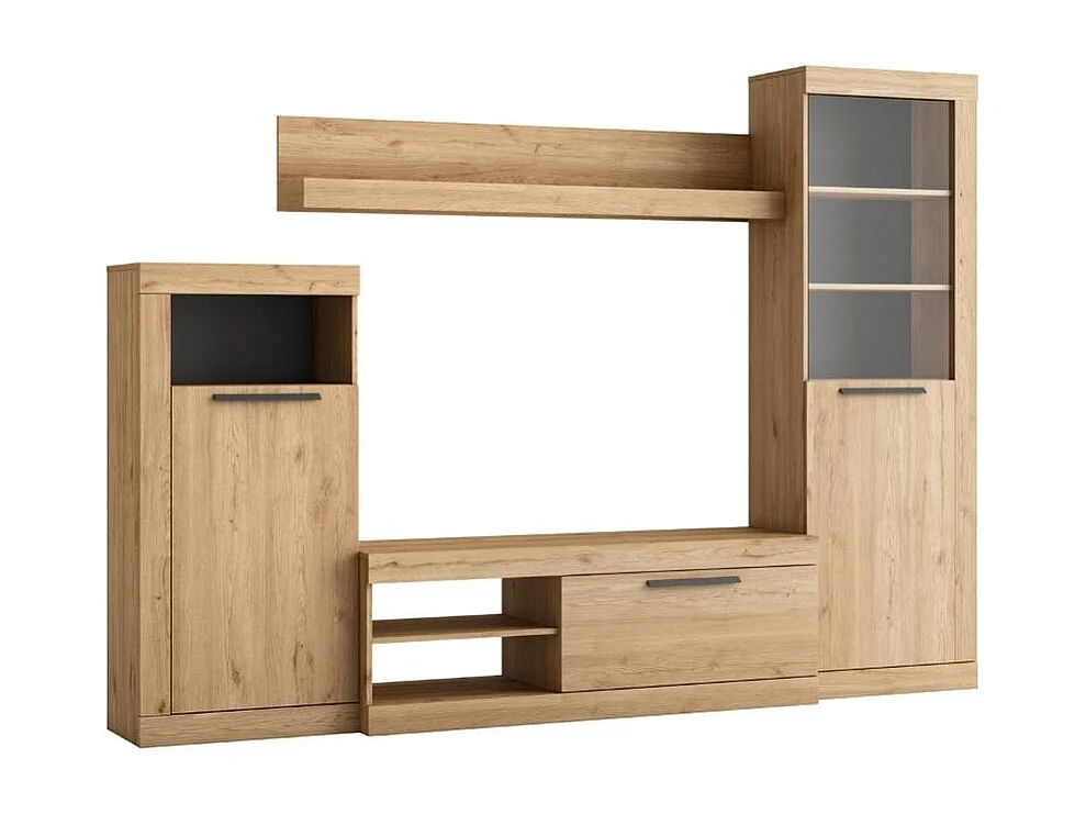 Composición de salón Escena 258 cm natural/pizarra