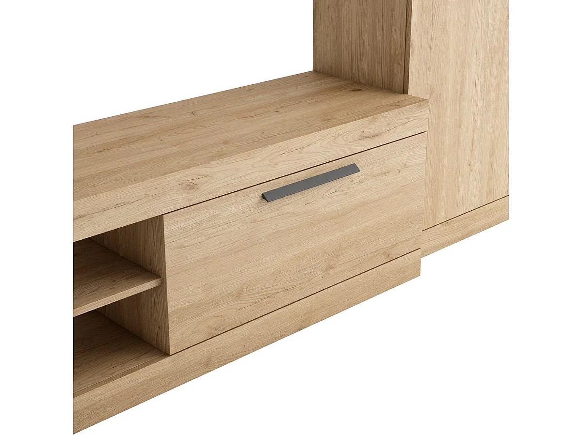 Composición de salón Escena 258 cm natural/pizarra