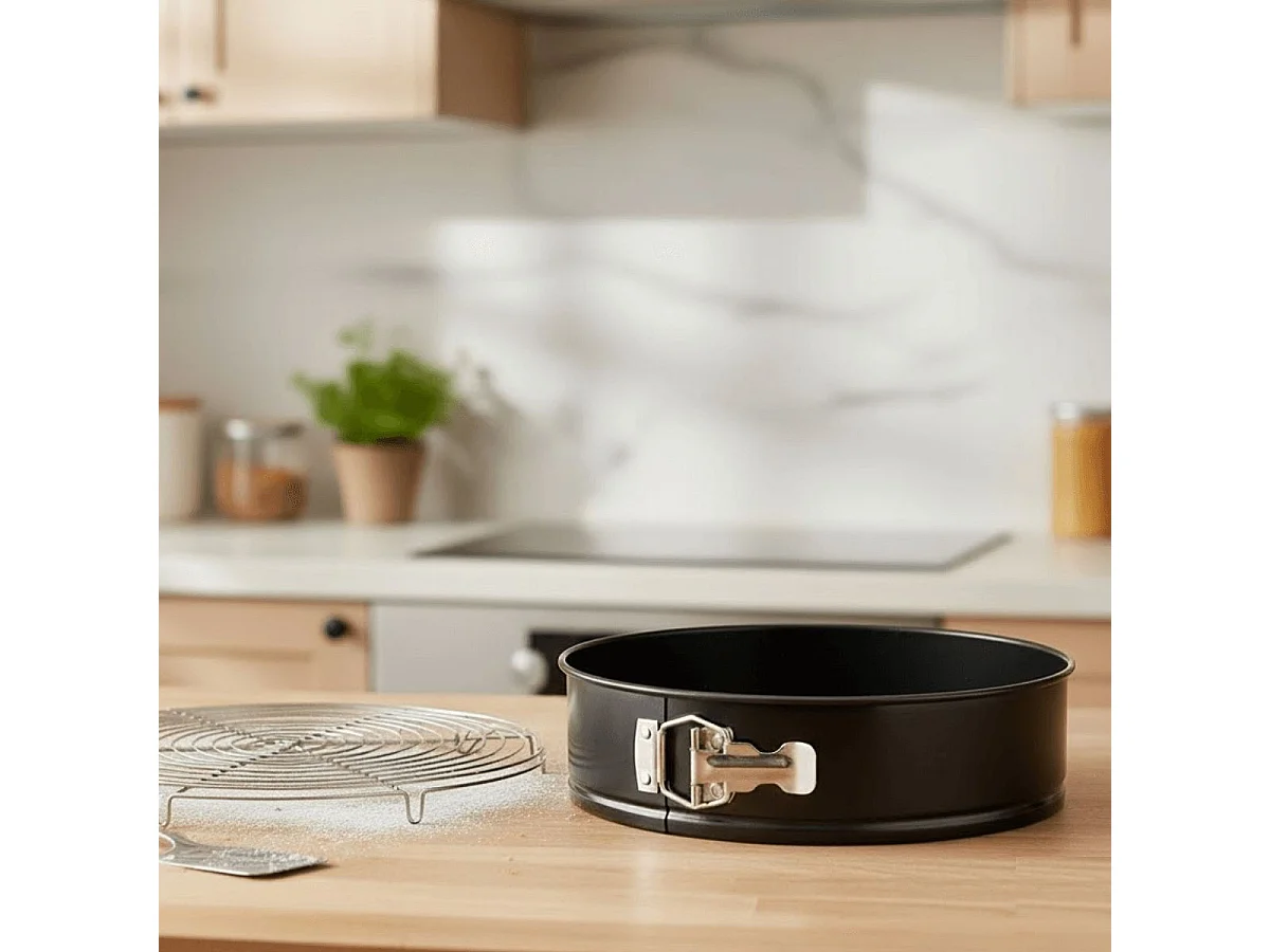 Molde desmontable Pyrex Glide antiadherente negro  Ø25 cm