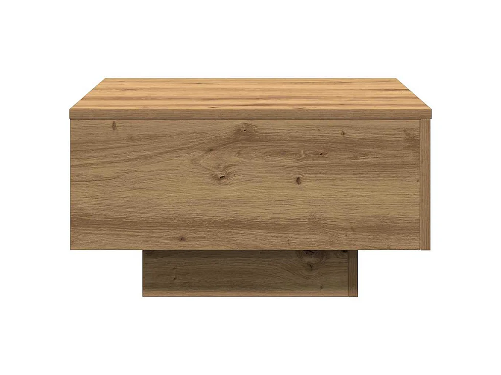 Table basse Chêne artisanal 55 x 55 x 31 cm