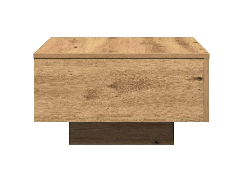 Table basse Chêne artisanal 55 x 55 x 31 cm