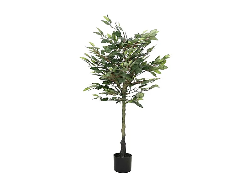 Planta artificial Singapur 480 hojas verde 130 cm