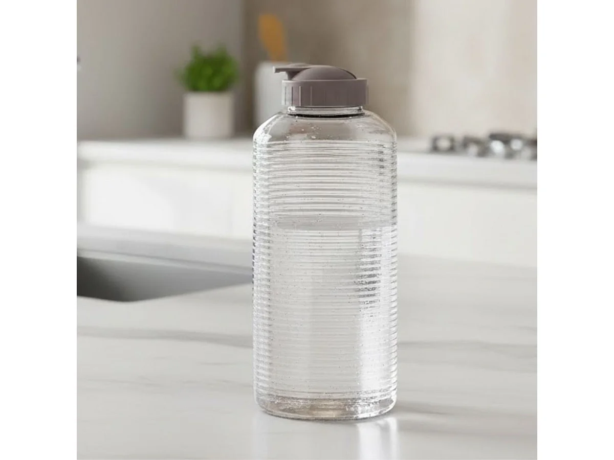 Botella Velvet Quid 1,8L tapón clip gris