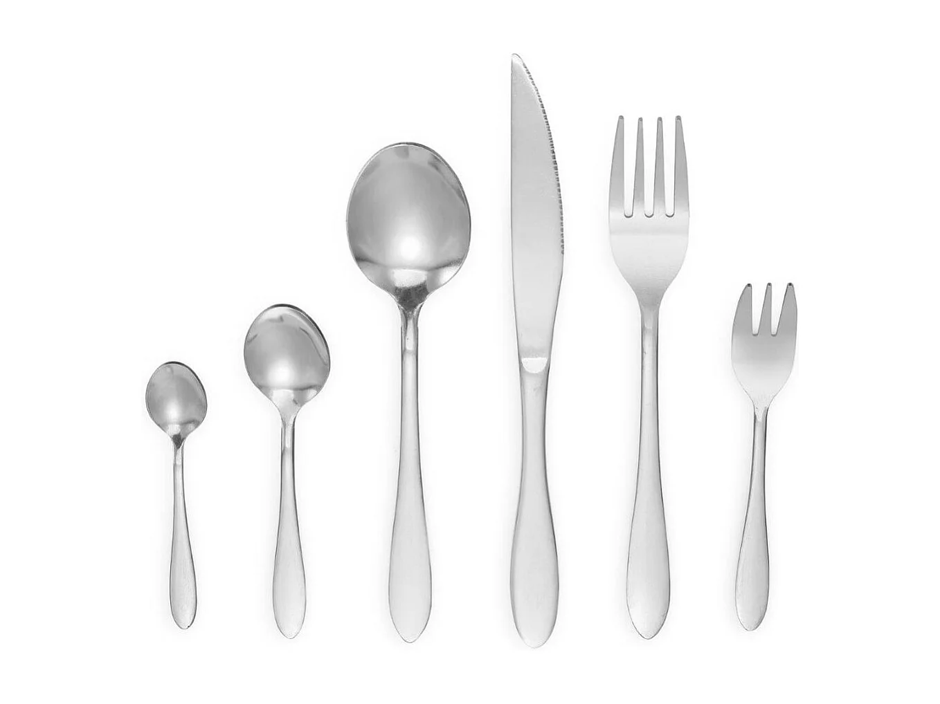 Pack de 6 cucharillas Moka Quid inox 14 cm